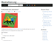 Tablet Screenshot of musicwhore.org